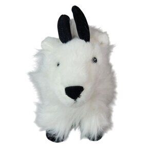 2/$15 Webkinz Mountain Goat Plush White Stuffed Animal Beans Ganz No Code HM337